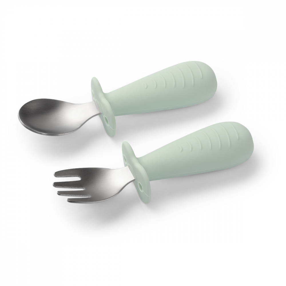 Set tacâmuri copii Babyono Verde din inox - imagine 6