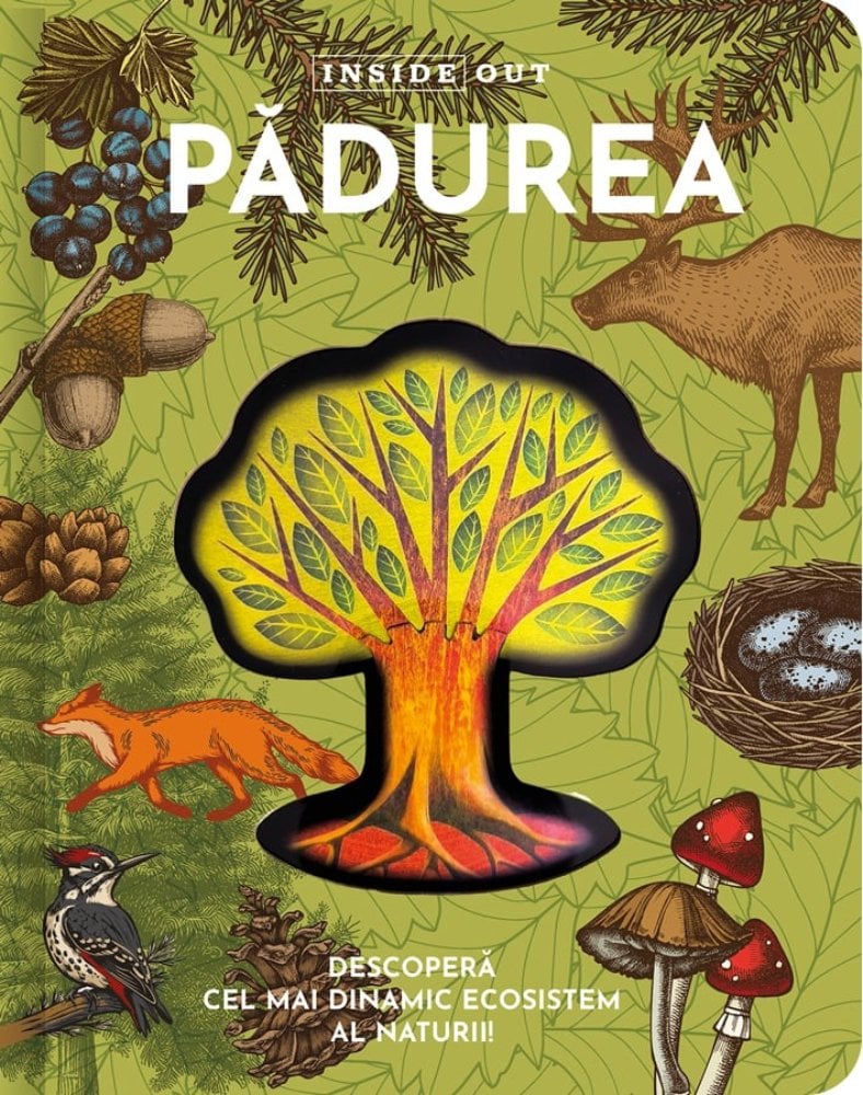 Padurea 3D Kreativ - Carte educativă pentru copii