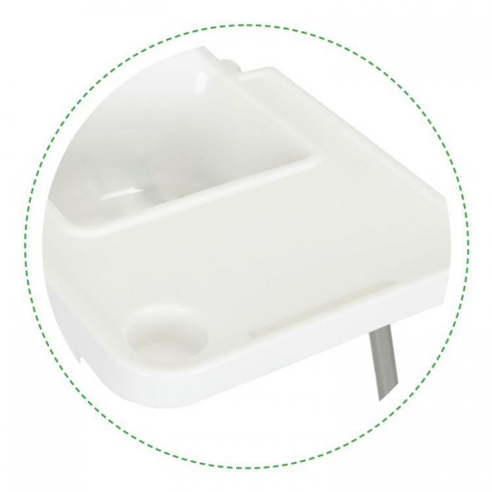 Scaun de masa 2 in 1 Ecotoys HA-007 Alb - imagine 10