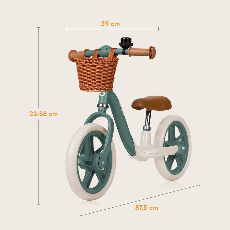 Lionelo Alex Plus Bicicleta Fara Pedale Verde