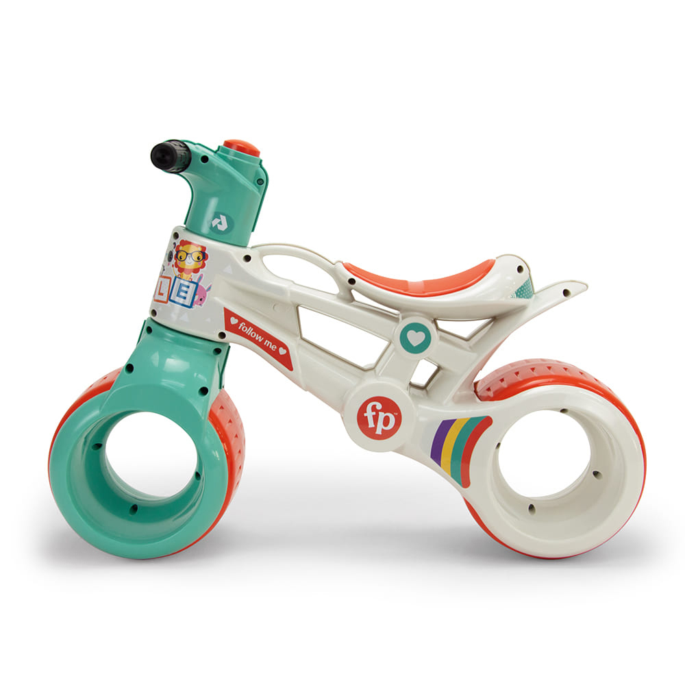 Motocicleta Injusa Fisher Price Rayo Alb Verde 18m+ - imagine 2