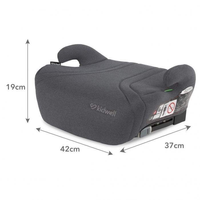 Kidwell Bono Grey - Inaltator auto cu ISOFIX sigur - imagine 8