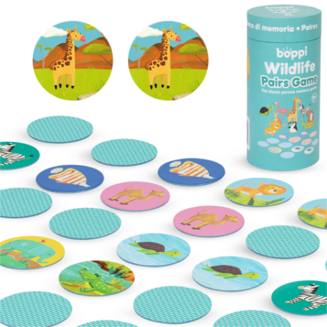 Joc Memorie Animale Boppi | Educativ 48 Piese