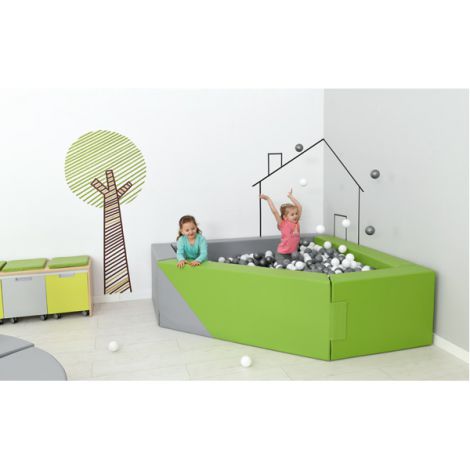 Piscina Triunghiulara Bile Gri-Verde, Moje Bambino - imagine 6