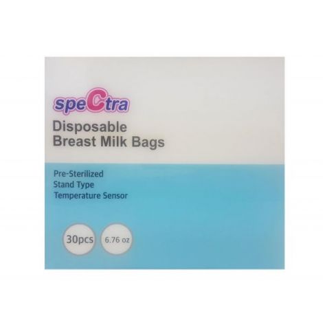 Pungi Stocare Lapte Spectra, 30 Buc., cu Termometru