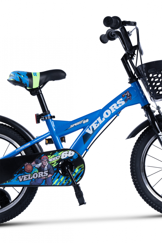 Velors V1601A Bicicleta Copii 16 inch Albastru - imagine 4