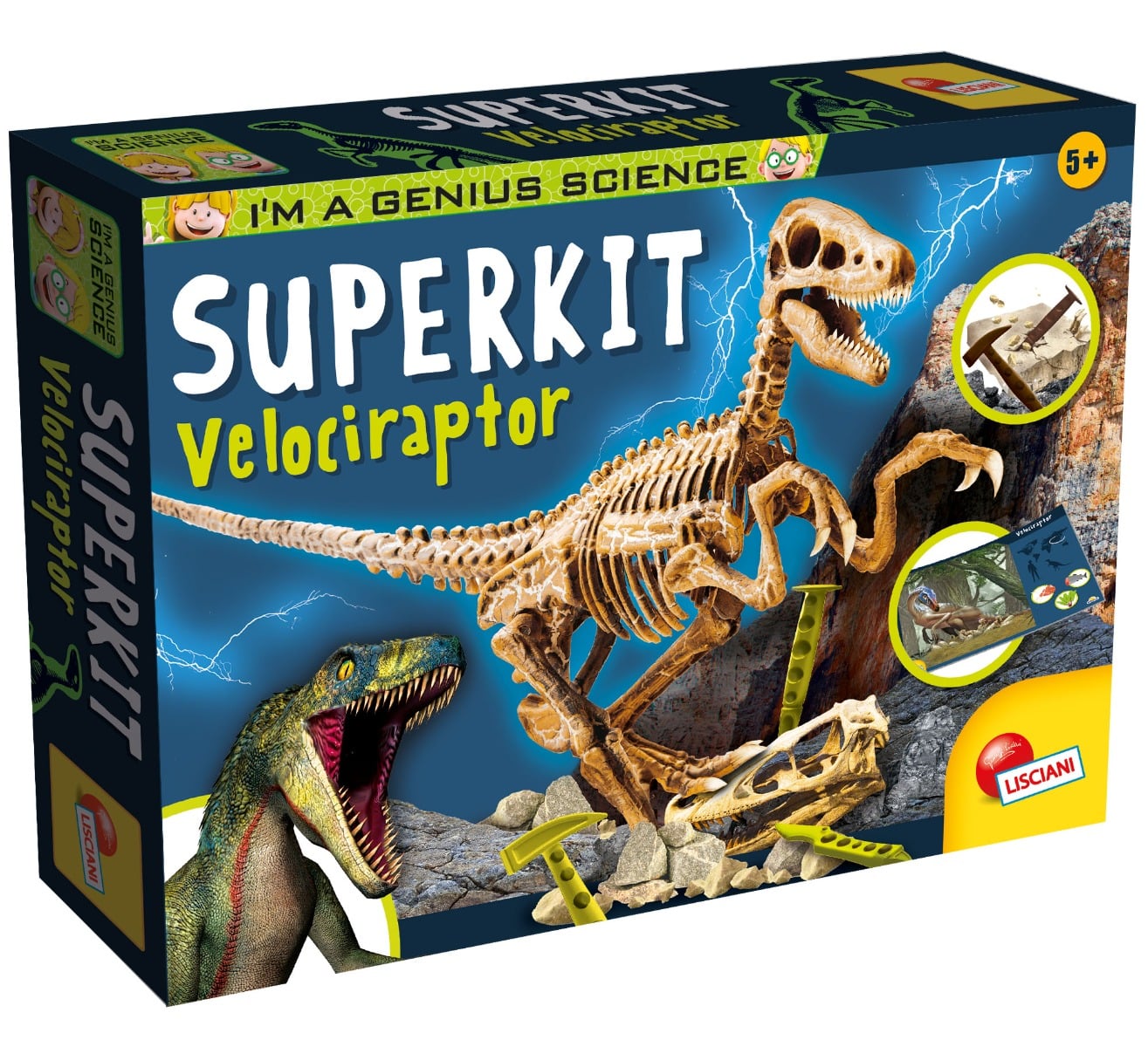 Set Știință Lisciani Velociraptor - Săpare Fosile