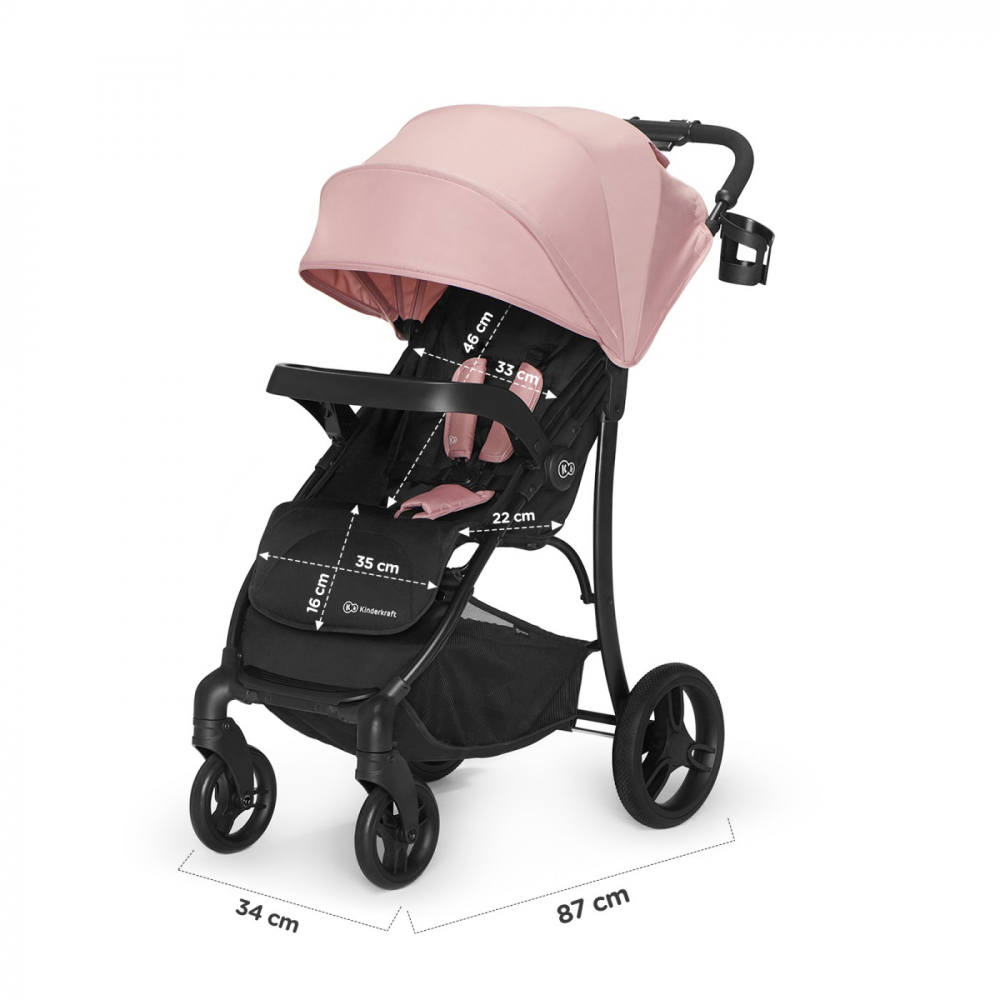 Carucior Kinderkraft Cruiser - Roti Mari Orice Teren - imagine 5