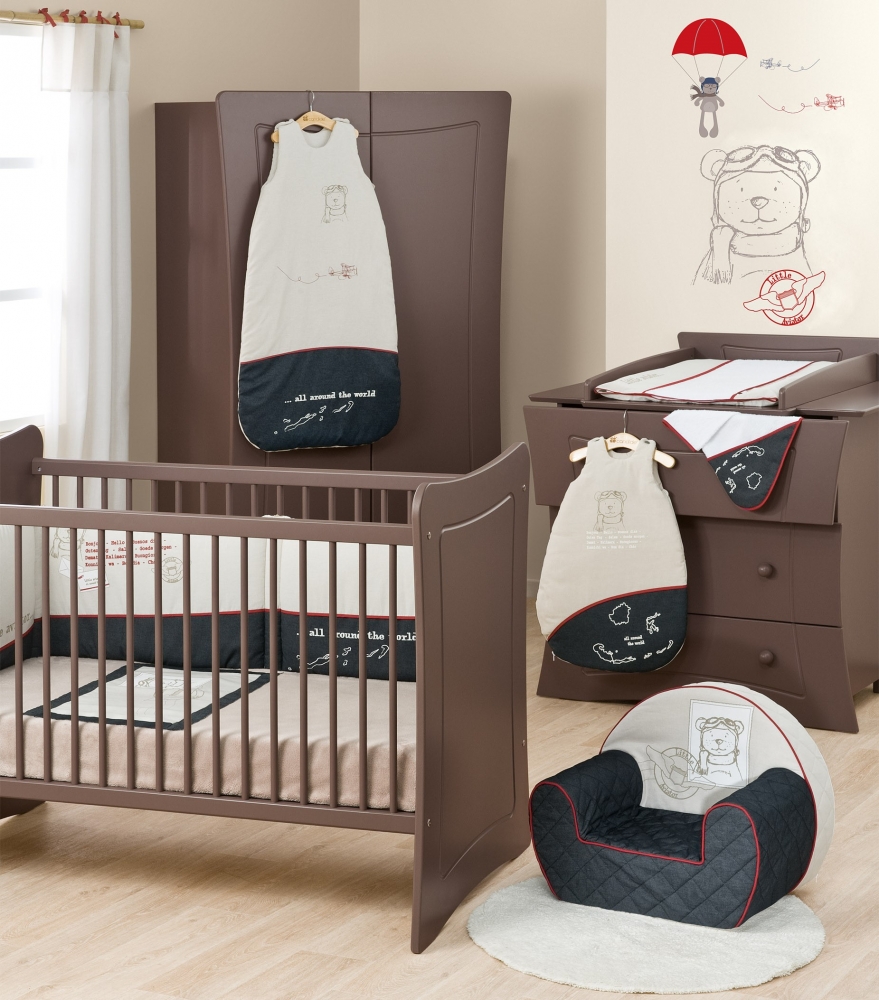 Set Lenjerie Patut 4 Piese Candide Little Aviator - imagine 5