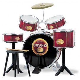 Set Tobe Golden Drums Reig - Pentru Copii +4 Ani