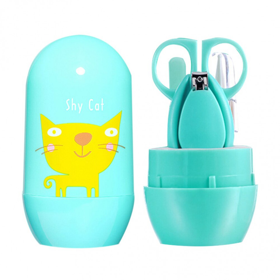 Set Ingrijire Unghii Bebelusi Drool Pisica Turquaz - imagine 5