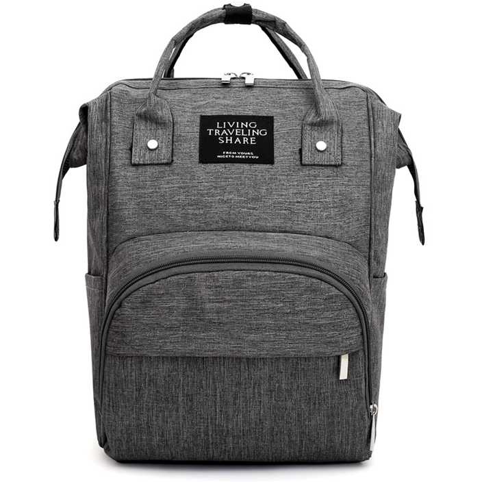Rucsac Multifunctional Bambinice Gri, pentru Carucior