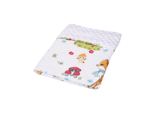 Paturica Bebe Confort Family Bumbac Minky Moale