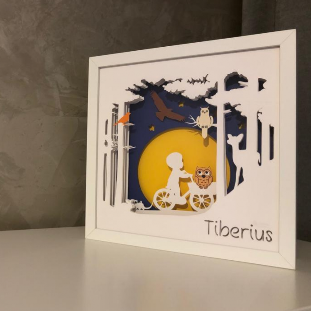 Tablou Luminos Baietel 023 | Noorhandmadeatelier - imagine 5