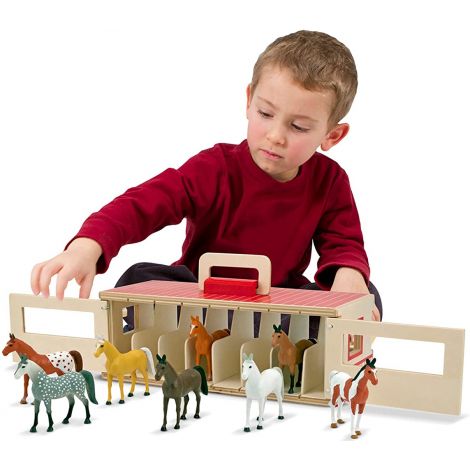 Grajd Portabil 8 Cai Melissa & Doug - imagine 12