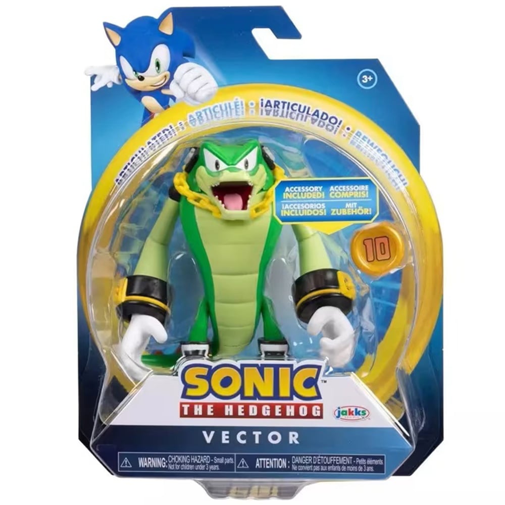 Figurina Sonic Vector 10 cm Articulata
