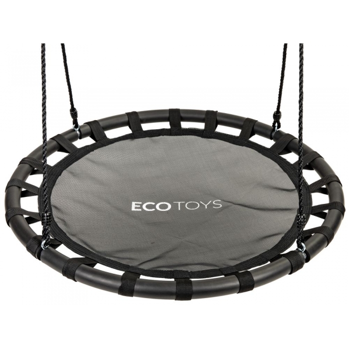 Leagan Ecotoys Cuib Barza 100 cm Negru - imagine 2