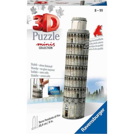 Puzzle 3D Turnul Din Pisa Ravensburger - 54 piese - imagine 2