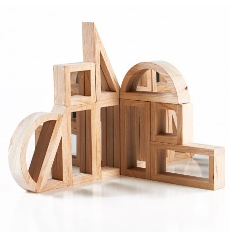 Mirror Blocks Guidecraft - Joc Educativ cu Oglinzi - imagine 2