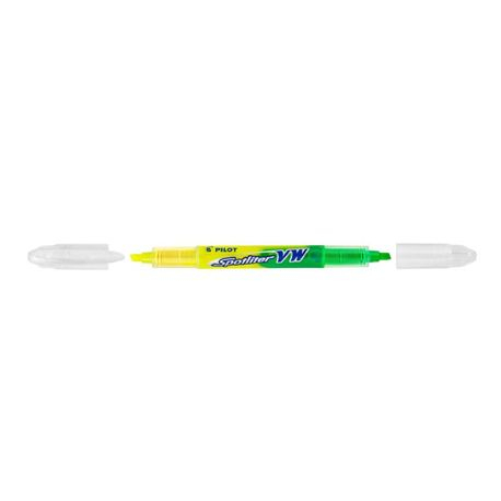 Textmarker Pilot Spotliter VW, Dublu Capăt, Galben și Verde