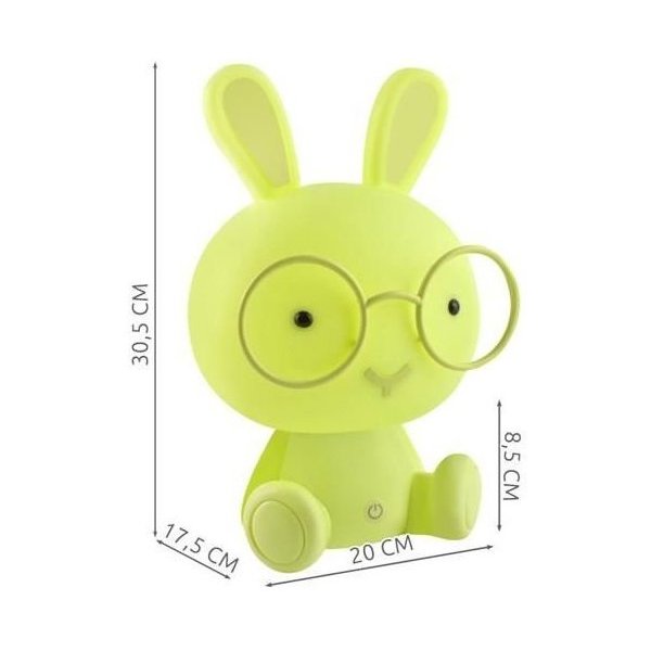 Lampa de veghe iepuraș Iso Trade Verde - imagine 3