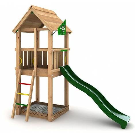Spațiu de joacă Club JungleGym cu Tobogan și Cutie de Nisip