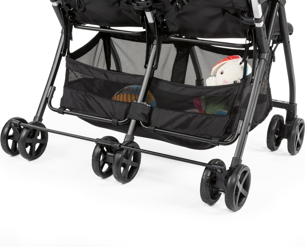 Carucior Gemeni Chicco Ohlala Black Night, Usor si Compact - imagine 10