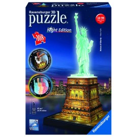 Puzzle 3D Luminos Statuia Libertății Ravensburger