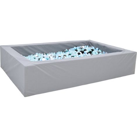 Piscină Bile Gri 2x3m Moje Bambino - Spumă Sigură - imagine 2