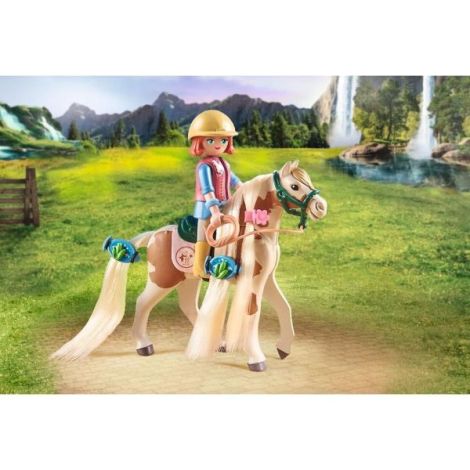 Playmobil Ellie și Cal cu Păr - Jucărie Creativă - imagine 3