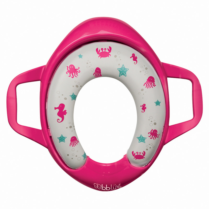 Reductor Toaleta BBluv Poti Pink, Confortabil - imagine 7