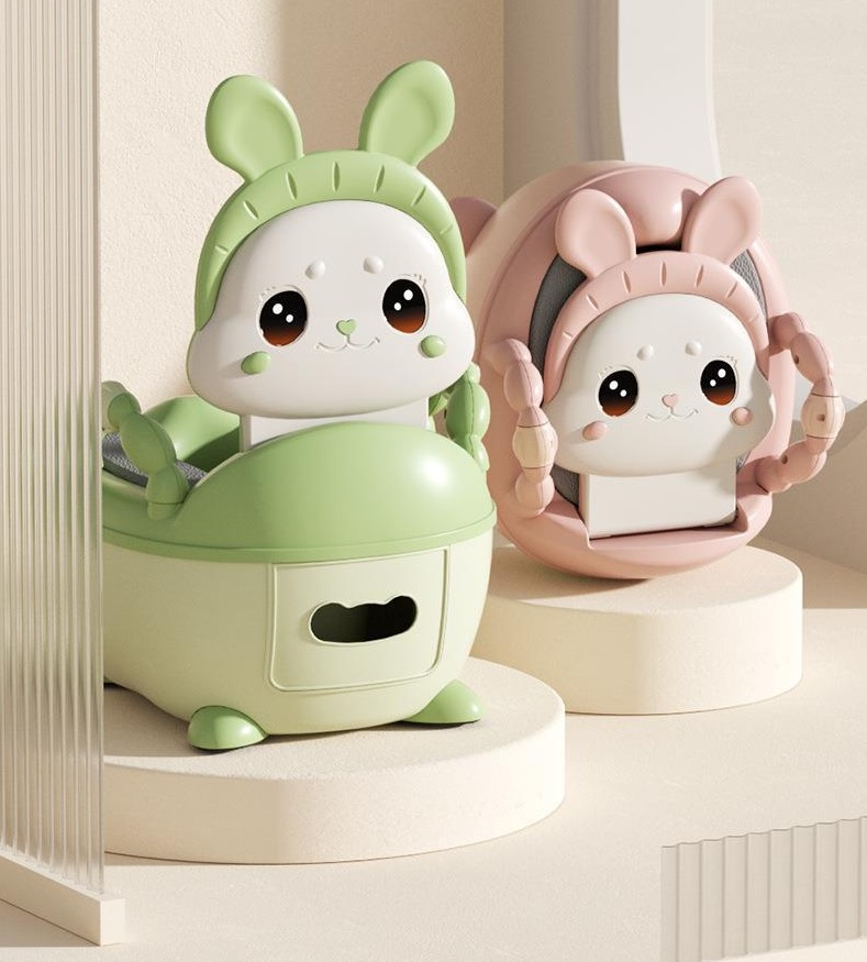 Olita Little Mom Cute Rabbit Green, cu adaptor moale - imagine 4