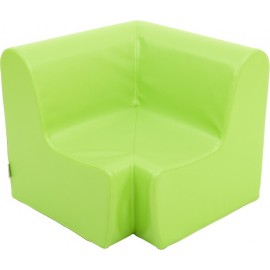 Canapea colt copii Moje Bambino, PVC Verde