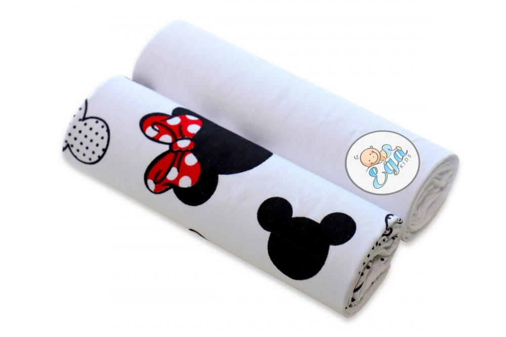Set 2 scutece bumbac Minnie Mouse Egakids