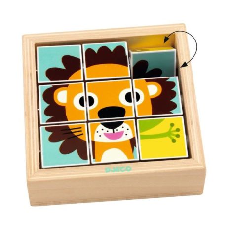 Puzzle Djeco Tournanimo - Dezvoltă Logică și Motricitate - imagine 2