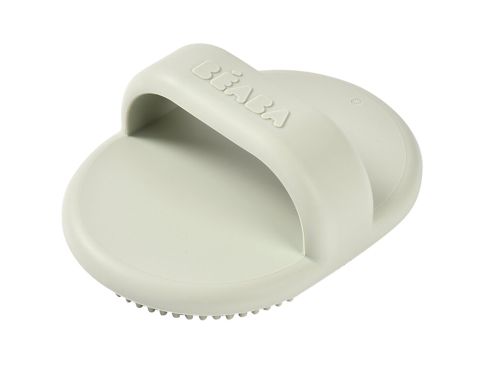 Perie silicon Beaba Misty Green | Baie delicată bebeluși - imagine 6
