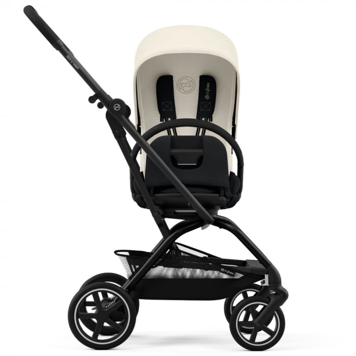 Cybex Eezy S Twist+2 Black Canvas - Compact și Agil