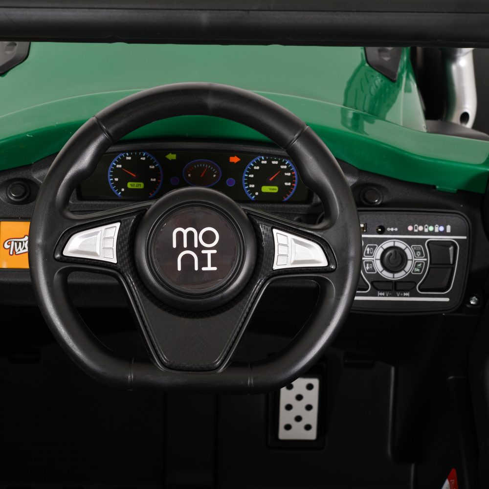 Tractor Electric Moni 12V cu Telecomandă Copii - imagine 6