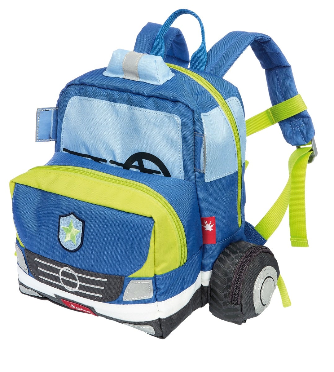 Rucsac Sigikid Masina Politie 3D pentru Copii