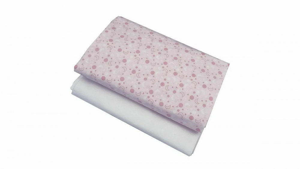 Cearceaf Pink Moon KidsDecor Bumbac 63x127 cm - imagine 8