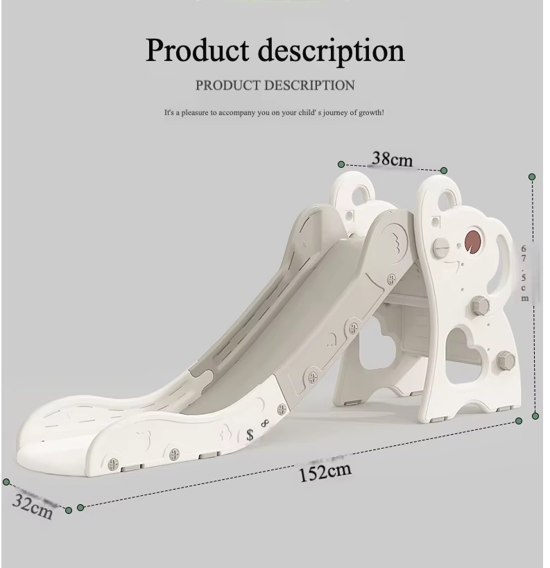 Tobogan pliabil White Elephant cu baschet - imagine 4