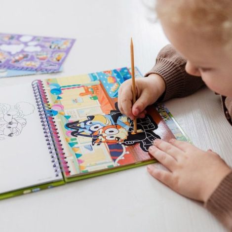 Bluey Set Creativ Razuit Colorat Totum - imagine 4
