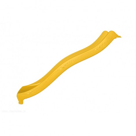Tobogan KBT Yulvo 2.2m HDPE Galben - imagine 2