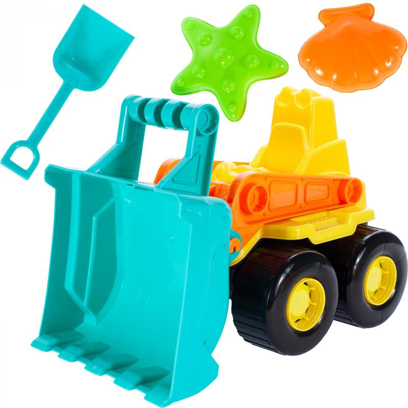 Buldozer Malplay cu Cupă Mobilă | Jucării Exterior - imagine 7