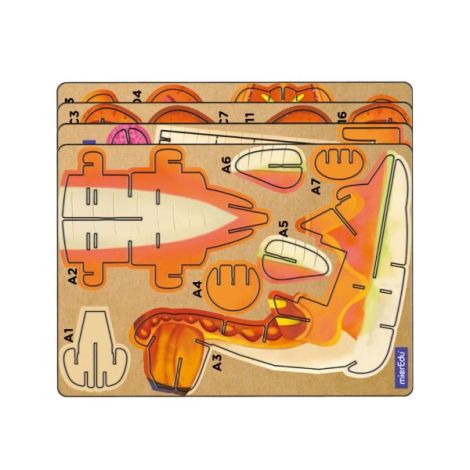 Puzzle 3D Brachiosaurus Sunet Mieredu - imagine 3