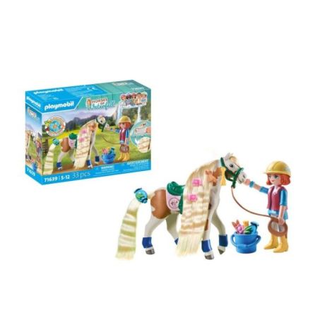 Playmobil Ellie și Cal cu Păr - Jucărie Creativă - imagine 5