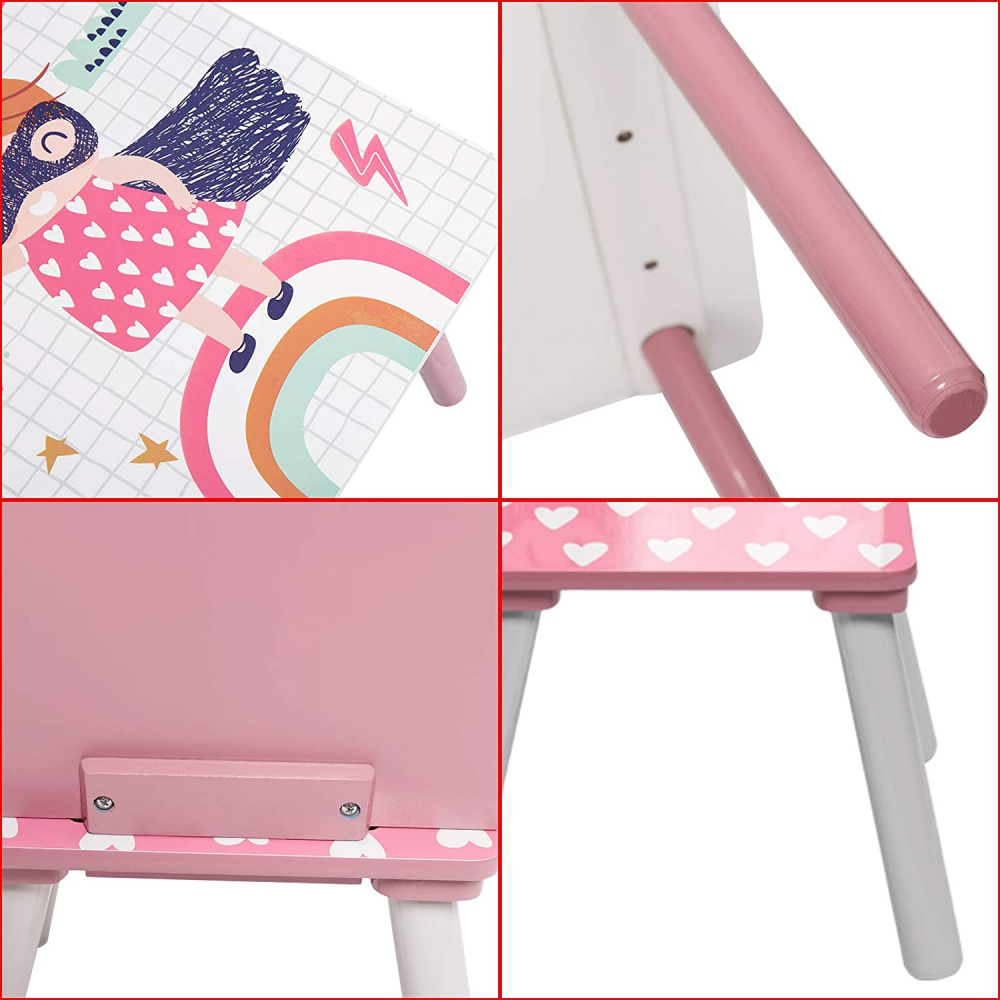 Set masă și 2 scaune Ginger Home Super Girl - imagine 4