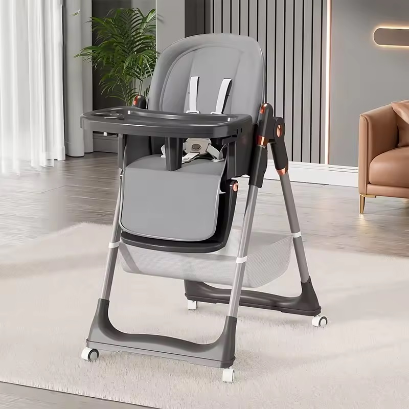Scaun Little Mom 3 în 1 Grey - Multifuncțional