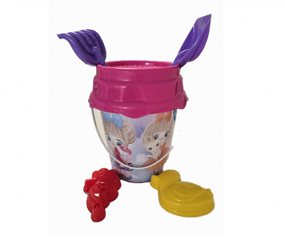 Set Jucării Nisip BurakToys, 6 Piese Multicolor - imagine 4