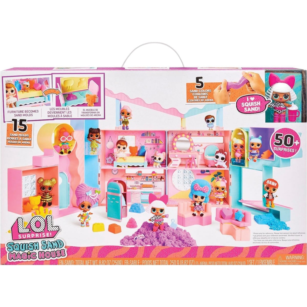 LOL Surprise Squish Sand Magic House
